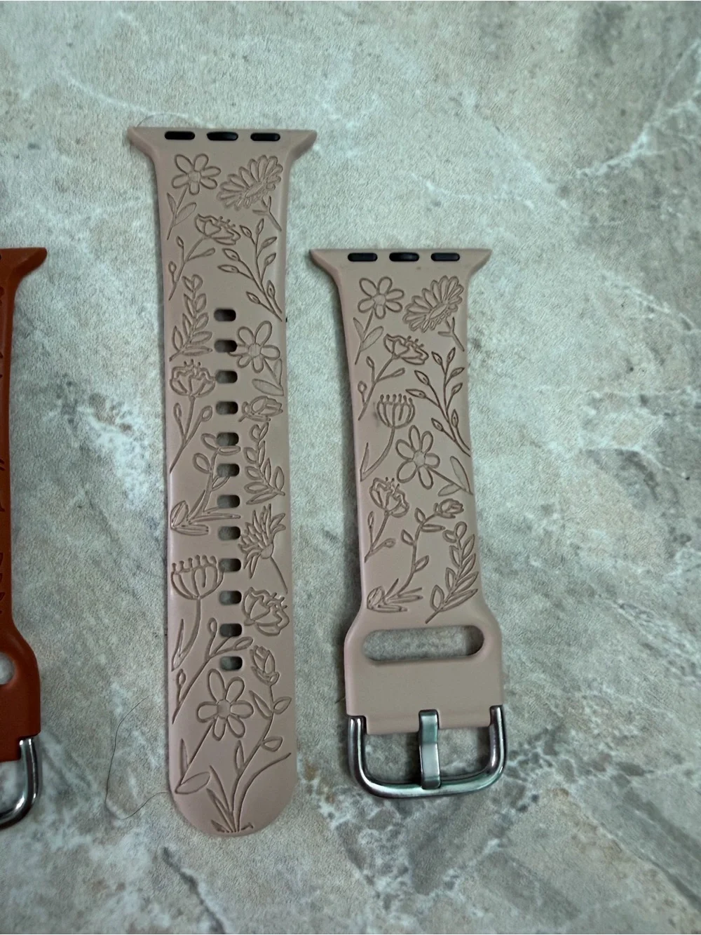 Floral Silicone Watch Bands for Apple iWatch